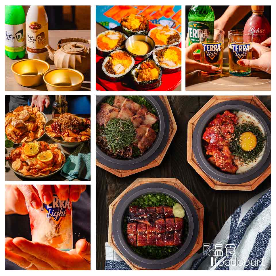 青年大邦香雞、媽媽大邦飯卷、時尚特飲