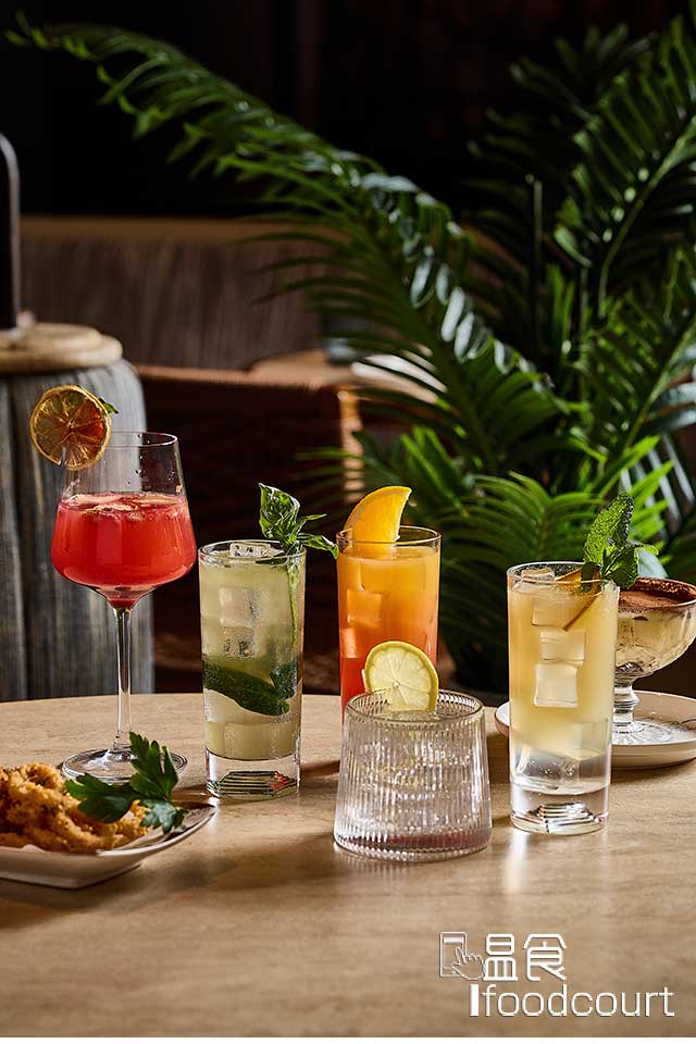 歡樂時光 - 氣泡酒、紅白酒、啤酒、及一系列地中海 Spritz 雞尾酒