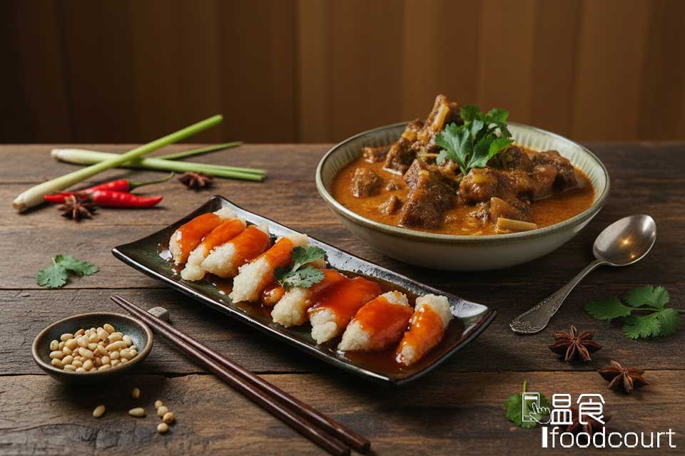 松子酸甜魚及巴東牛肋條