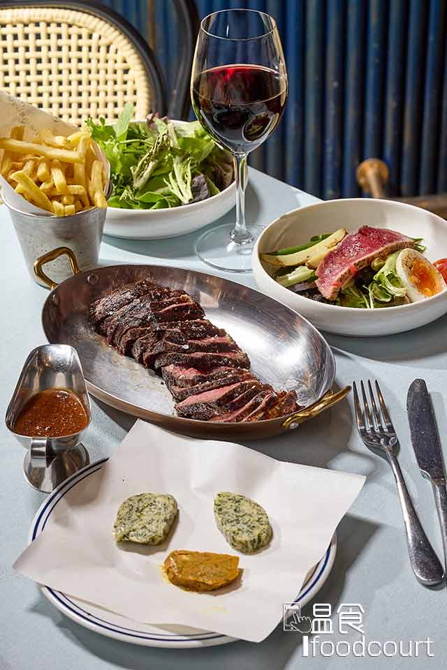 無限任食牛扒薯條