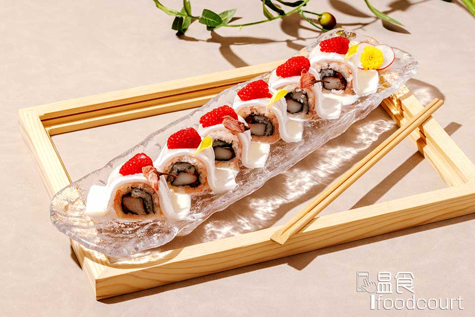 -櫻花蟹柳大福壽司卷